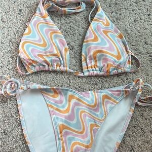 Hollister Multicolor Swirl Bikini